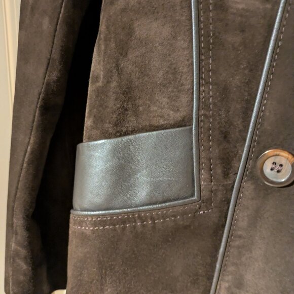 Old Hide House Suede Leather Jacket - Picture 2 of 6